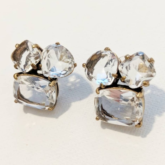 J. Crew Jewelry - J. Crew Cluster Stone Earrings